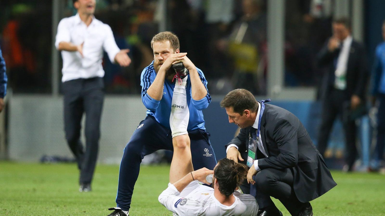 Gareth Bale megsérült a Real Madrid csapatában. FOTÓ:  VI Images/Getty Images