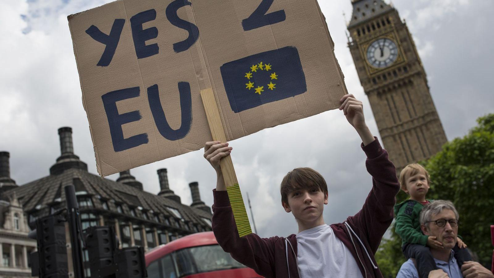 Londonban hétvégén már hiába tüntettek az Európai Unió mellett
FOTÓ: EUROPRESS/GETTY IMAGES/CHRISTOPHER FURLONG