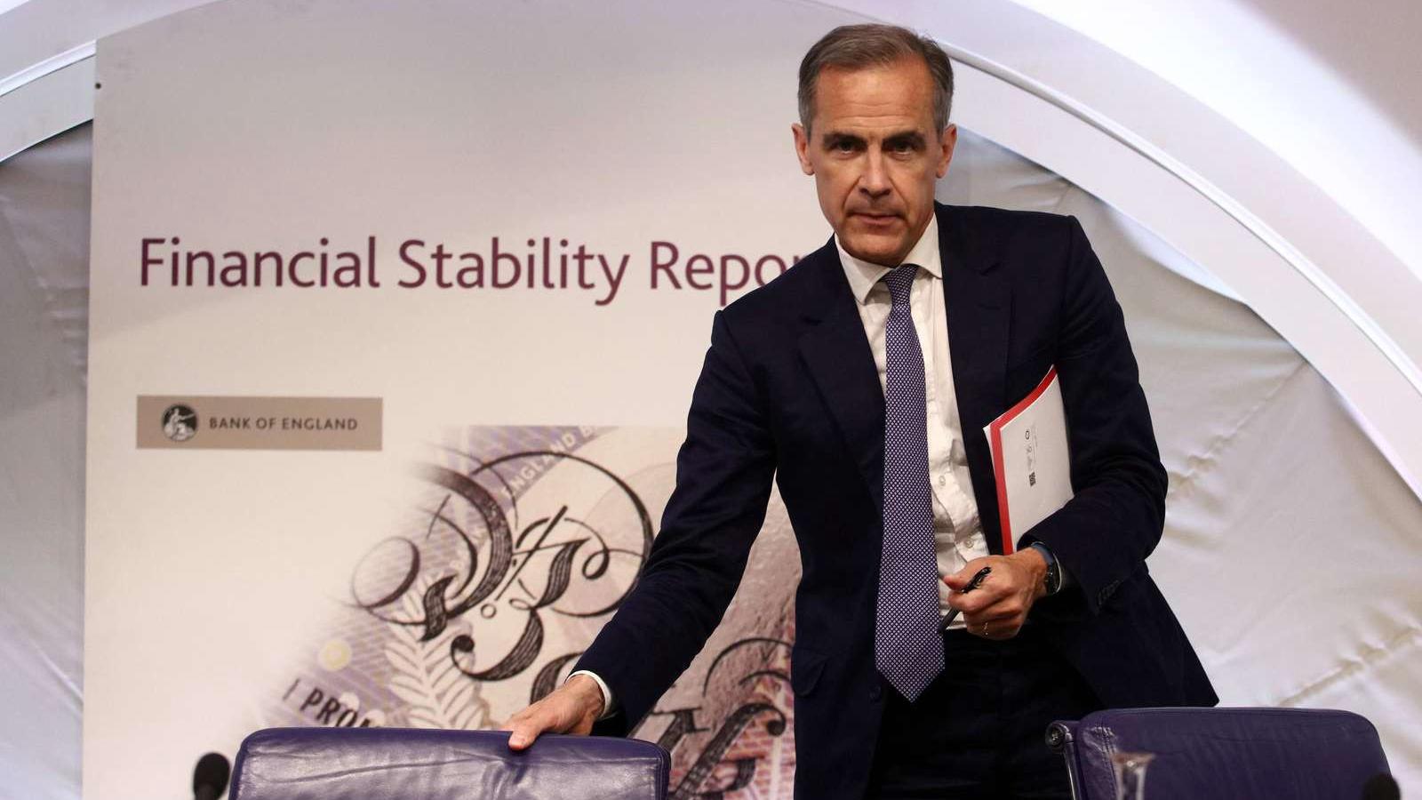 Mark Carney, a Bank of England elnöke a font árfolyamzuhanása és a bizonytalanság miatt aggódik FOTÓ: EUROPRESS/GETTY IMAGES/CHR