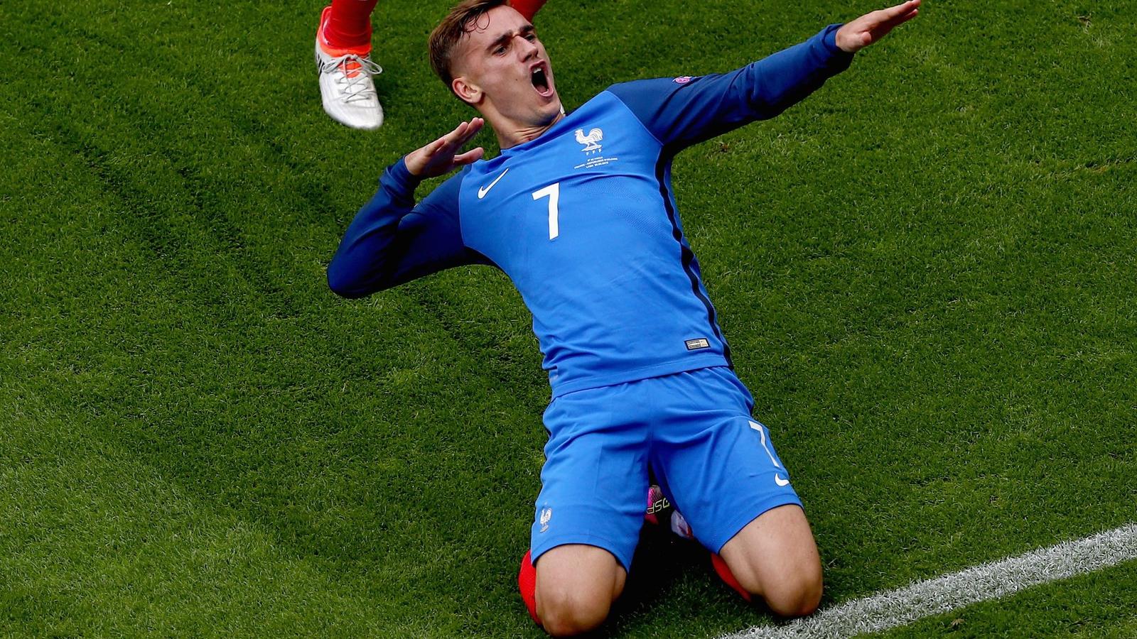 Antoine Griezmann volt a franciák vezére a németek ellen FOTÓ: EUROPRESS/GETTY IMAGES/LARS BARON