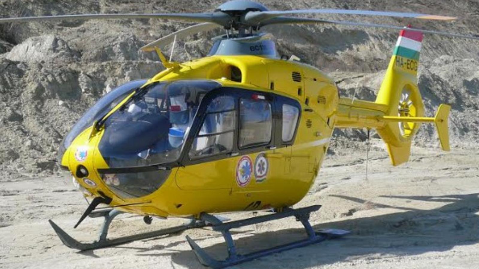 A pilóták kedvelik az EC135-ös típusú helikoptereket FOTÓ: RÁCS TAMÁS