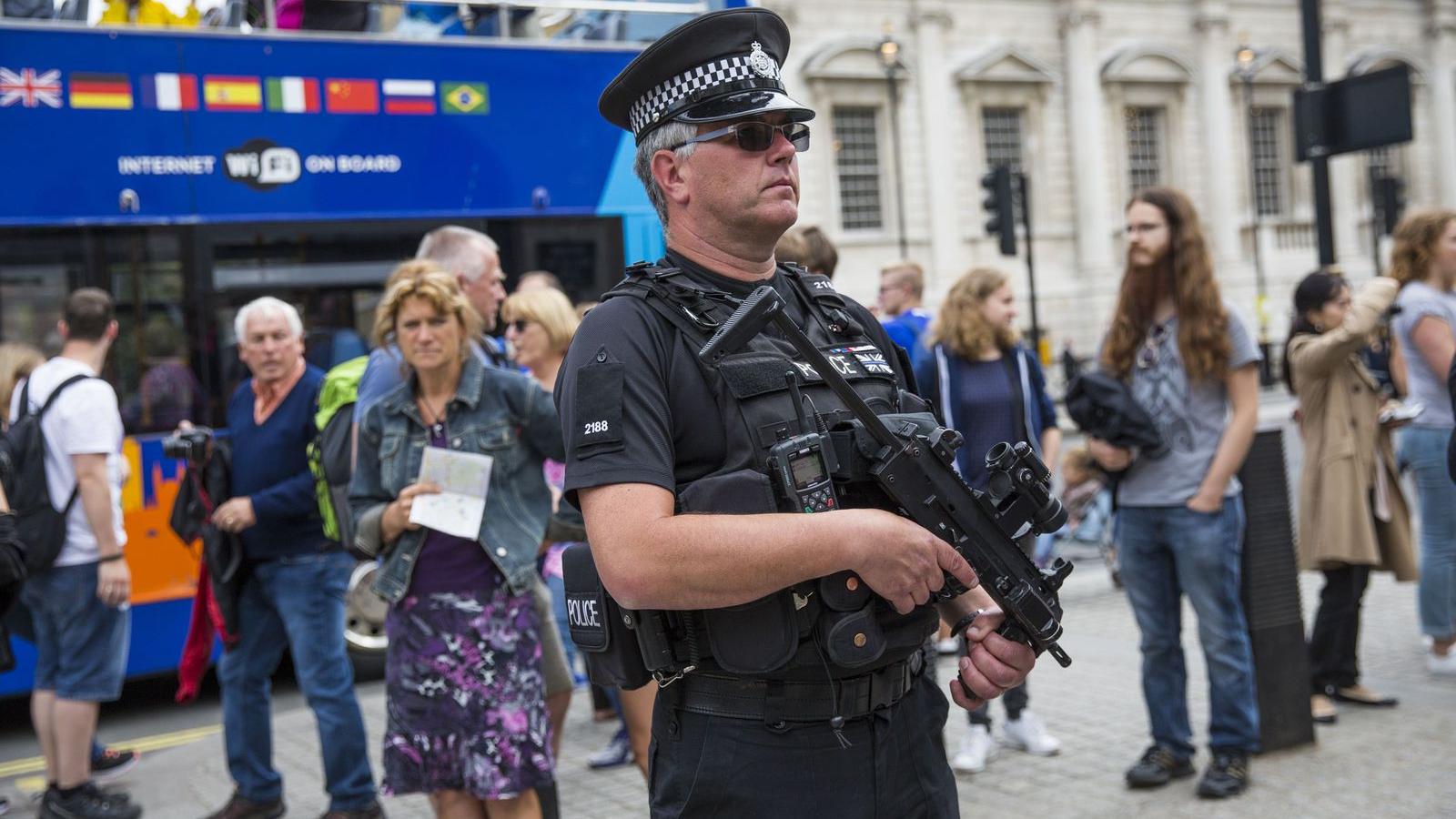 A brit fővárosban megerősítették a középületek, tömegközlekedési eszközök védelmét FOTÓ: EUROPRESS/GETTY IMAGES/JACK TAYLOR