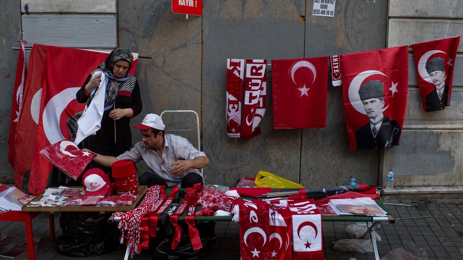 A kereskedők is jól jártak az isztambuli tüntetéssel FOTÓ: EUROPRESS/GETTY IMAGES/CHRIS MCGRATH