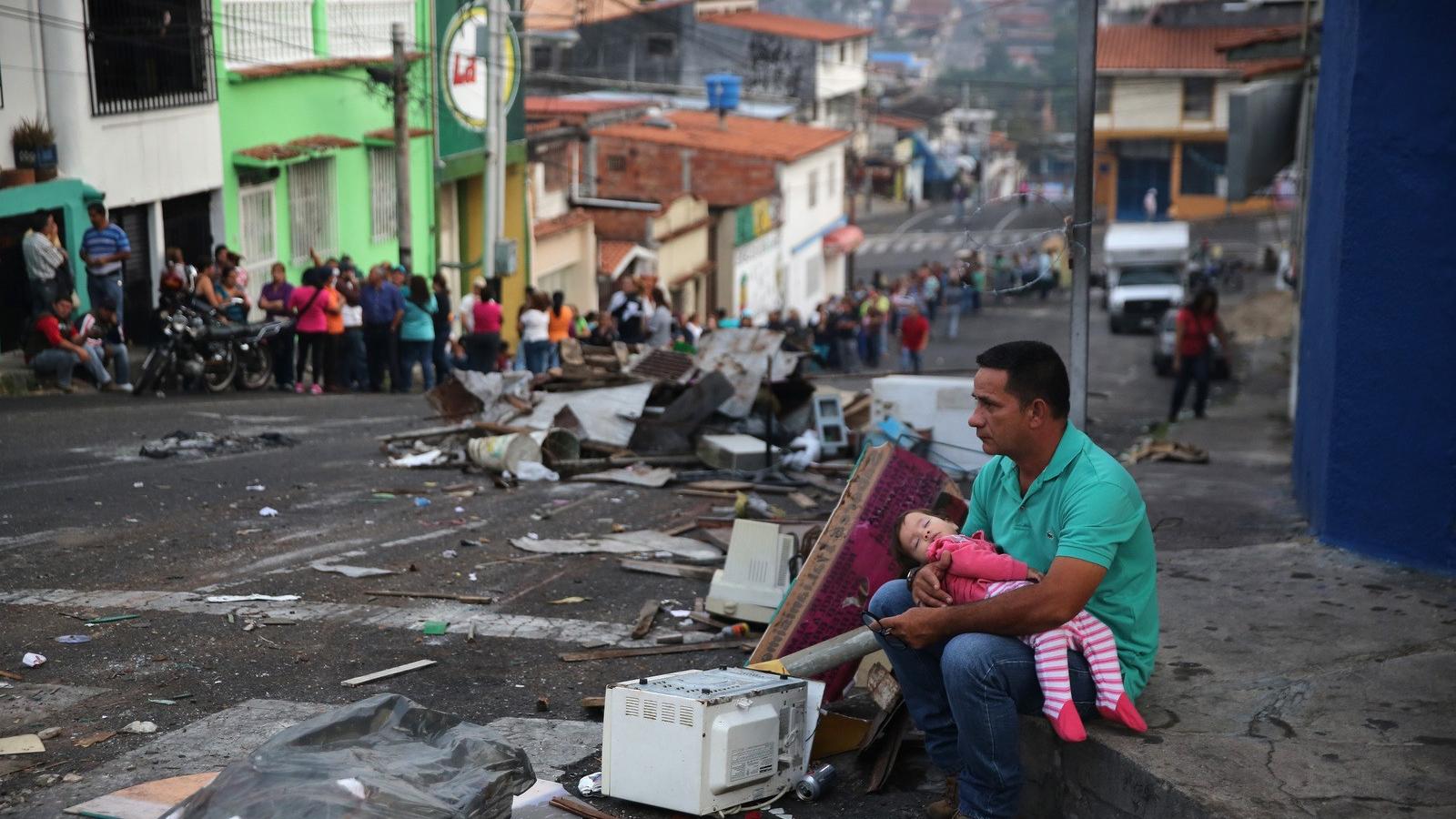 Venezuelai állapotok - Állandó hiány van élelmiszerekből, gyógyszerekből. FOTÓ: John Moore/Getty Images