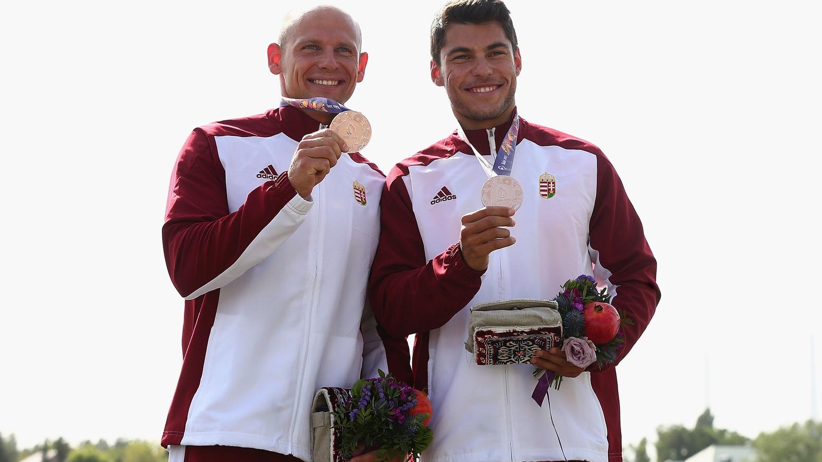 Tótka Sándor és Molnár Péter. FOTÓ: Robert Prezioso/Getty Images/BEGOC