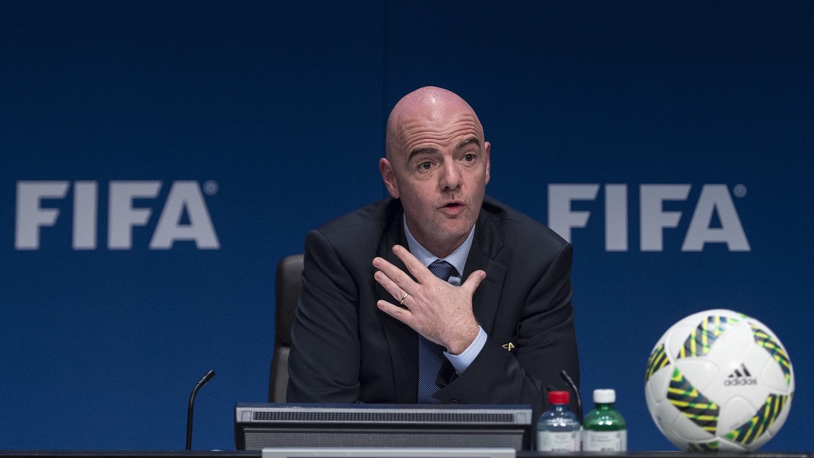 A FIFA elnöke örülhet FOTÓ: EUROPRESS/GETTYIMAGES/VALERIANO DI DOMENICO