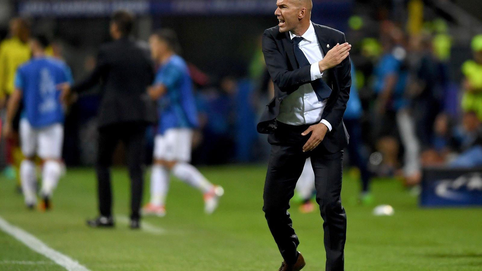 Zidane bosszús lehet, a Real a végjátékban veszített pontokat FOTÓ: EUROPRESS/GETTY IMAGES/LAURENCE GRIFFITHS