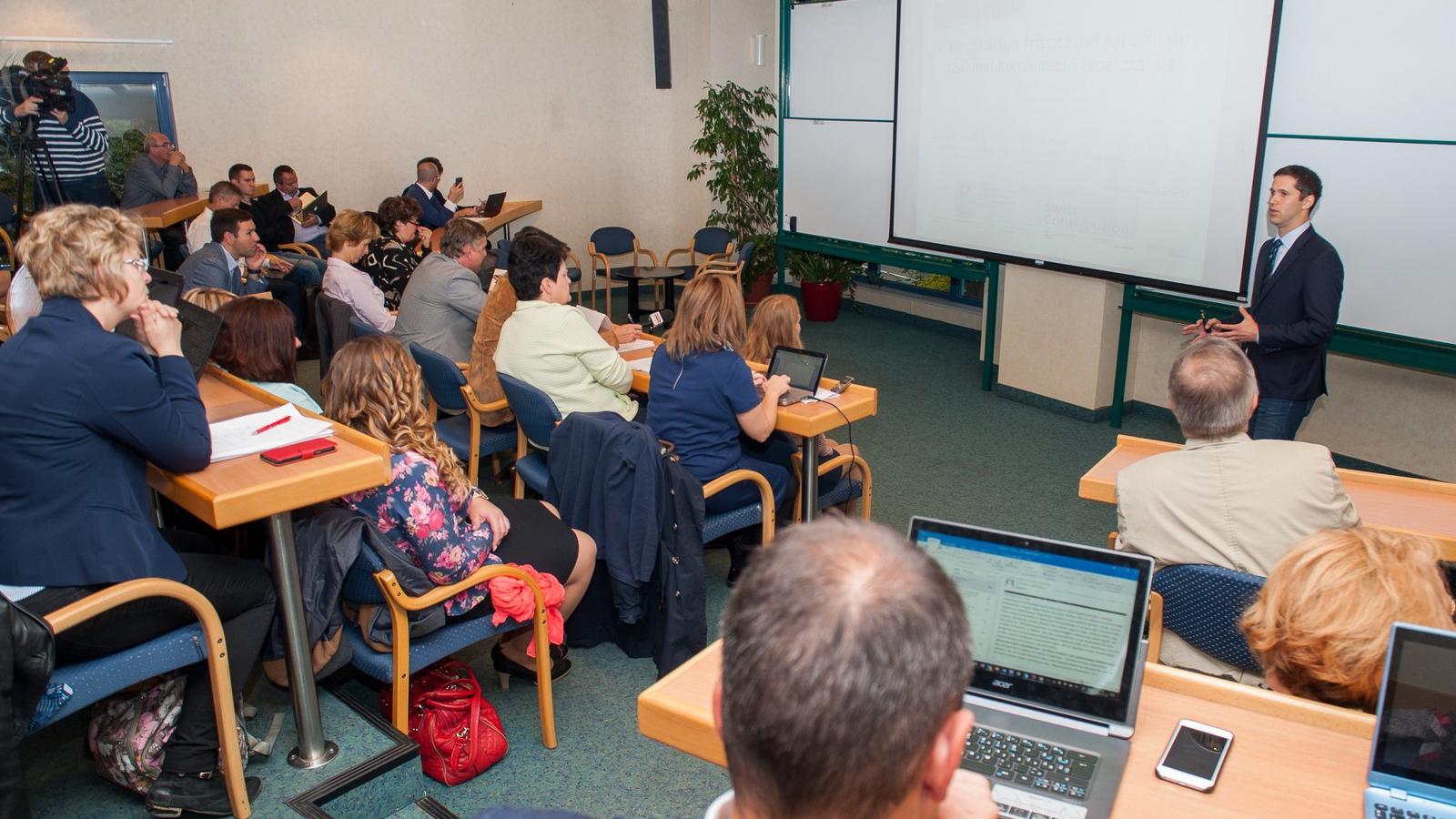 A háziorvosoknak a megelőzésre is fi gyelni kellene – érvelt a tegnapi konferencián Papp Magor FOTÓ: MOLNÁR ÁDÁM