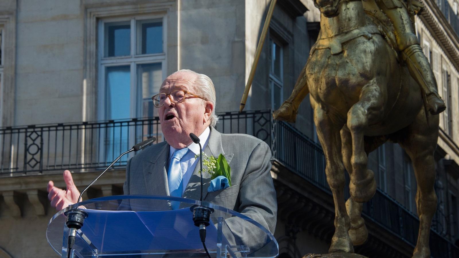 Jean-Marie Le Pen szónokol - Fotó: Aurelien Meunier/Getty Images 