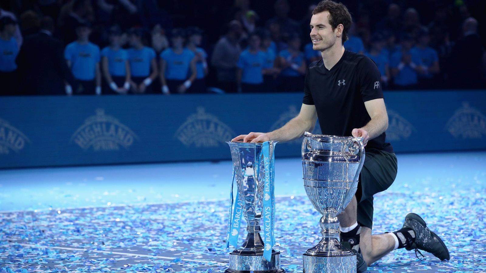 Murray már biztosan győztesként búcsúzik a 2016-os esztendőtől FOTÓ: EUROPRESS/GETTY IMAGES/CLIVE BRUNSKILL