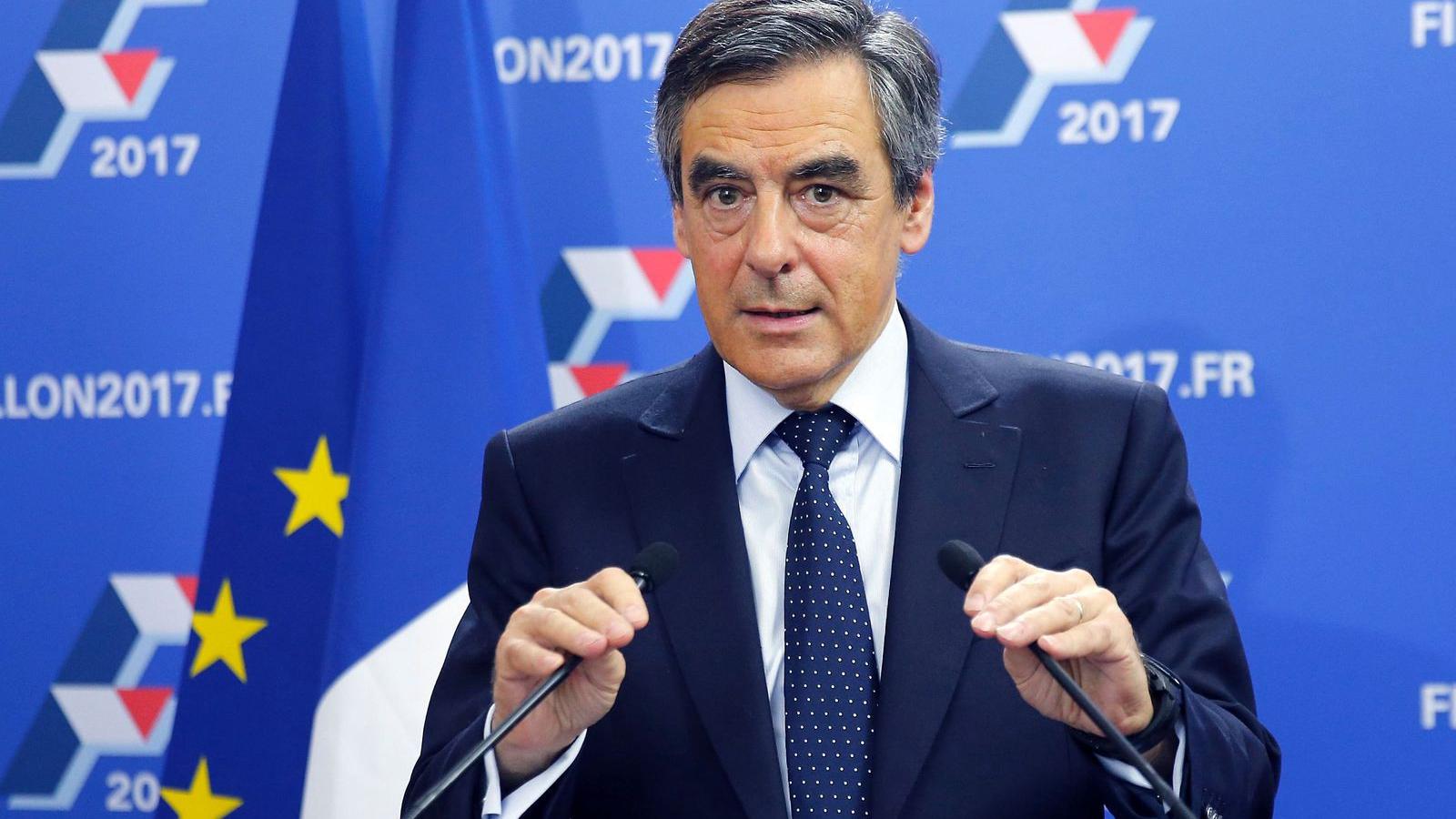 Békülékeny hangon beszélt a vitában Francois Fillon FOTÓ: EUROPRESS/GETTY IMAGES/CHESNOT