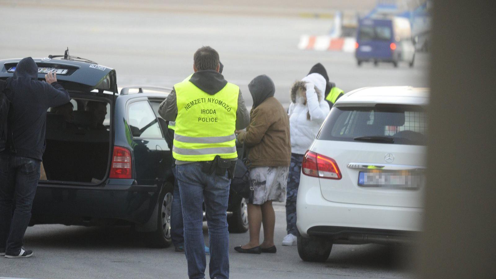 Marcsika a ferihegyi repülőtéren. MTI Fotó: Mihádák Zoltán