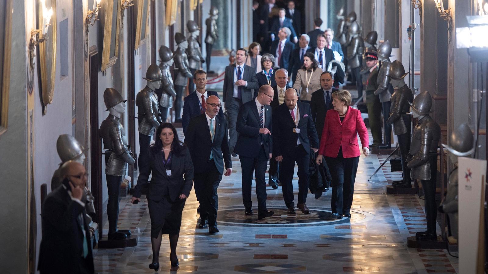 Angela Merkel óvatosan nyilatkozott a transzatlanti kapcsolatról FOTÓ: EUROPRESS/GETTY IMAGES