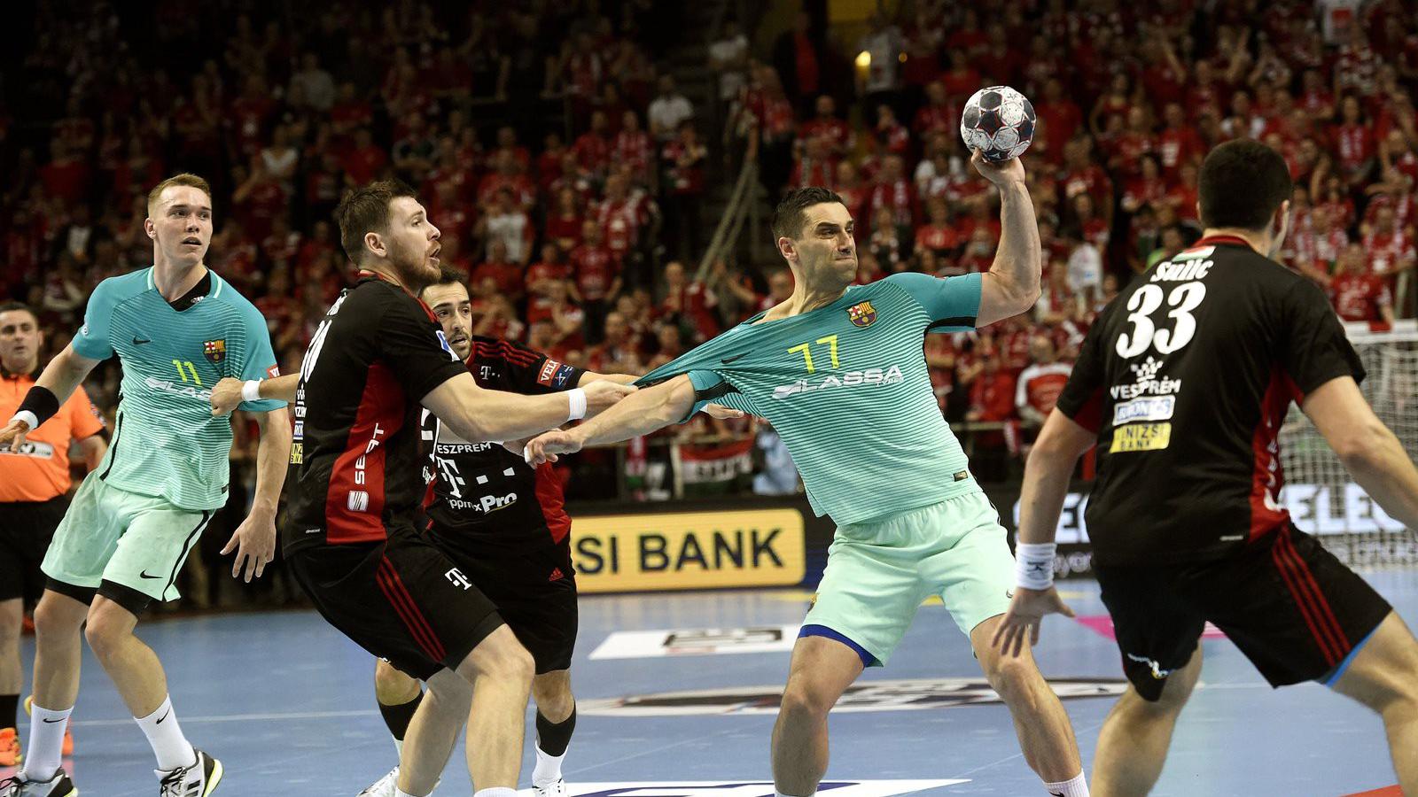 Férfi kézilabda BL - Veszprém-Barcelona -  MTI Fotó: Bruzák Noémi