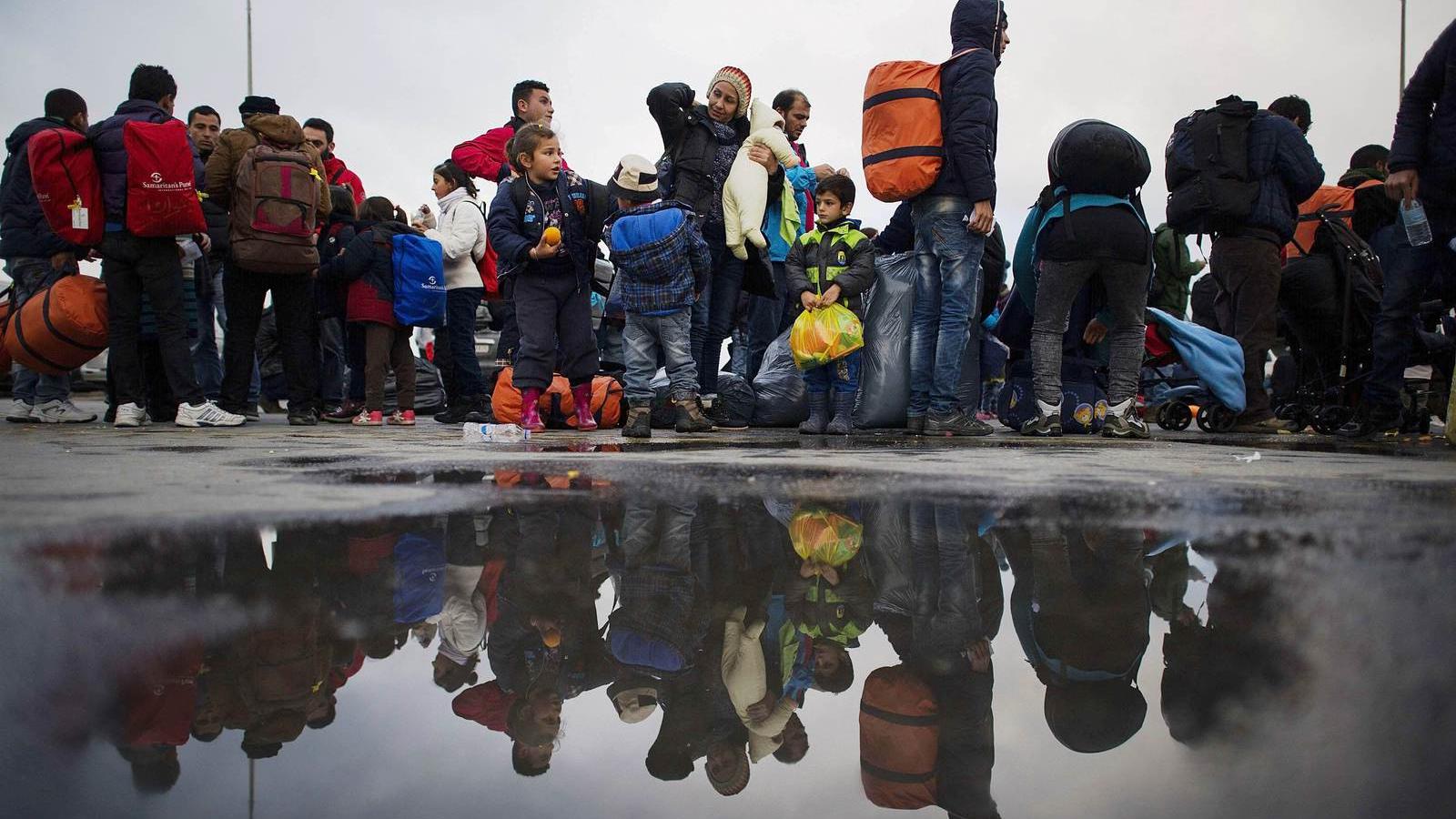 Menekültek Görögország partjainál FOTÓ: EUROPRESS/GETTY IMAGES/ALEXANDER KOERNER