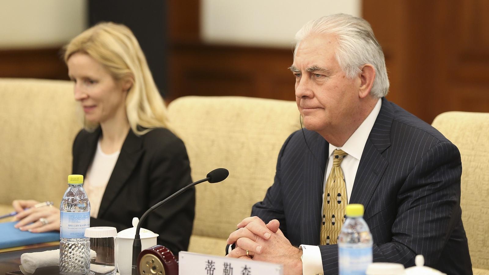 Tillerson Kínában FOTÓ: Getty Images, Lintao Zhang 