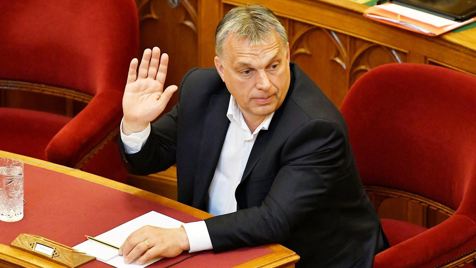 Orbán Viktor a Parlamentben MTI Fotó: Illyés Tibor