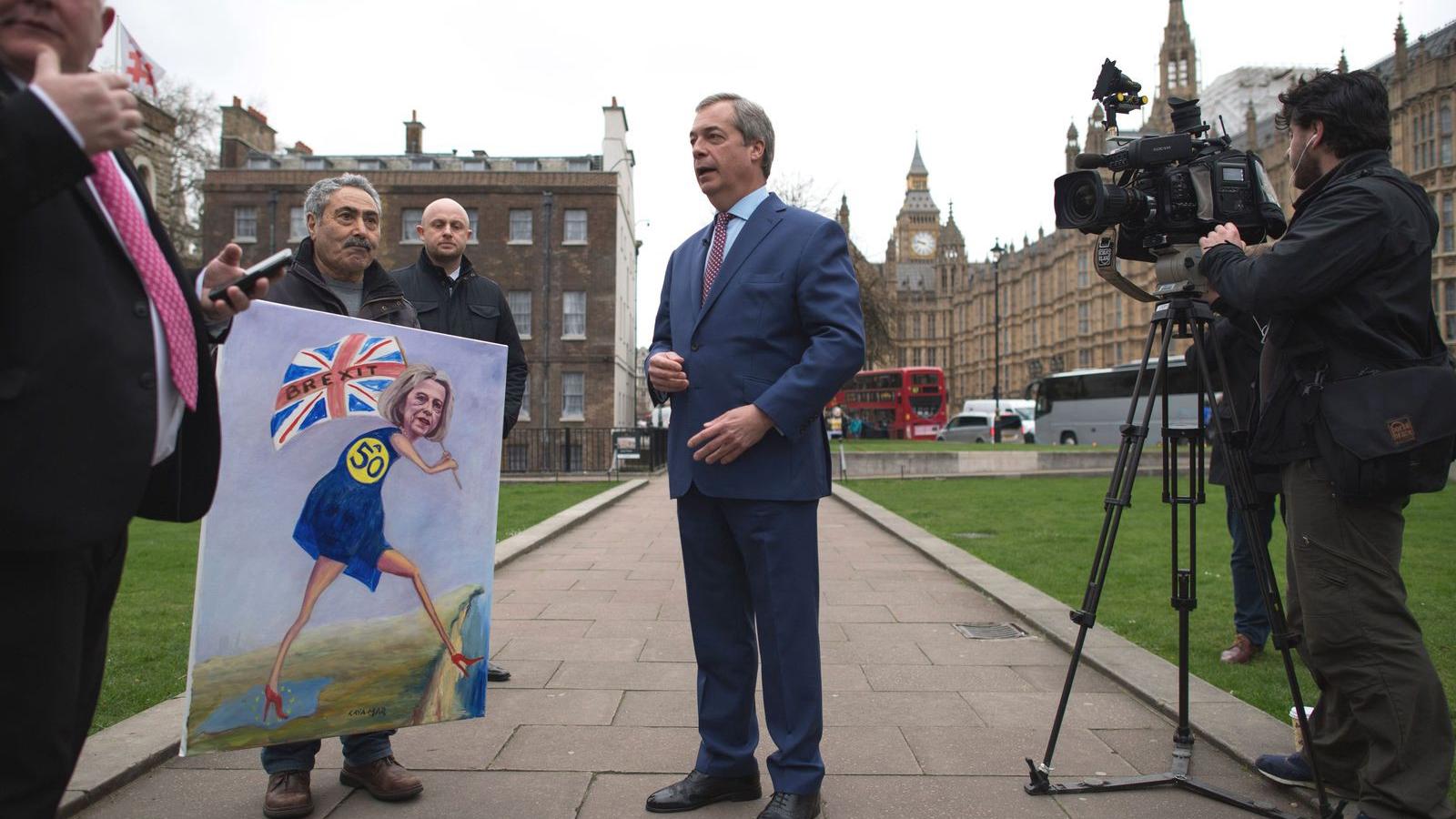 Nigel Farage lemaffiázta az Európai Parlamentet FOTÓ: EUROPRESS/GETTY IMAGES/CARL COURT