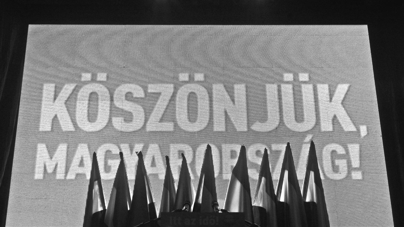 A 2010-es választás után az ellenzék így „köszönte meg” a vereséget FOTÓ: NÉPSZAVA