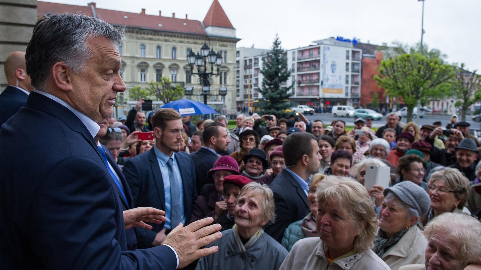 Orbán Viktor Győrben FOTÓ: Molnár Ádám