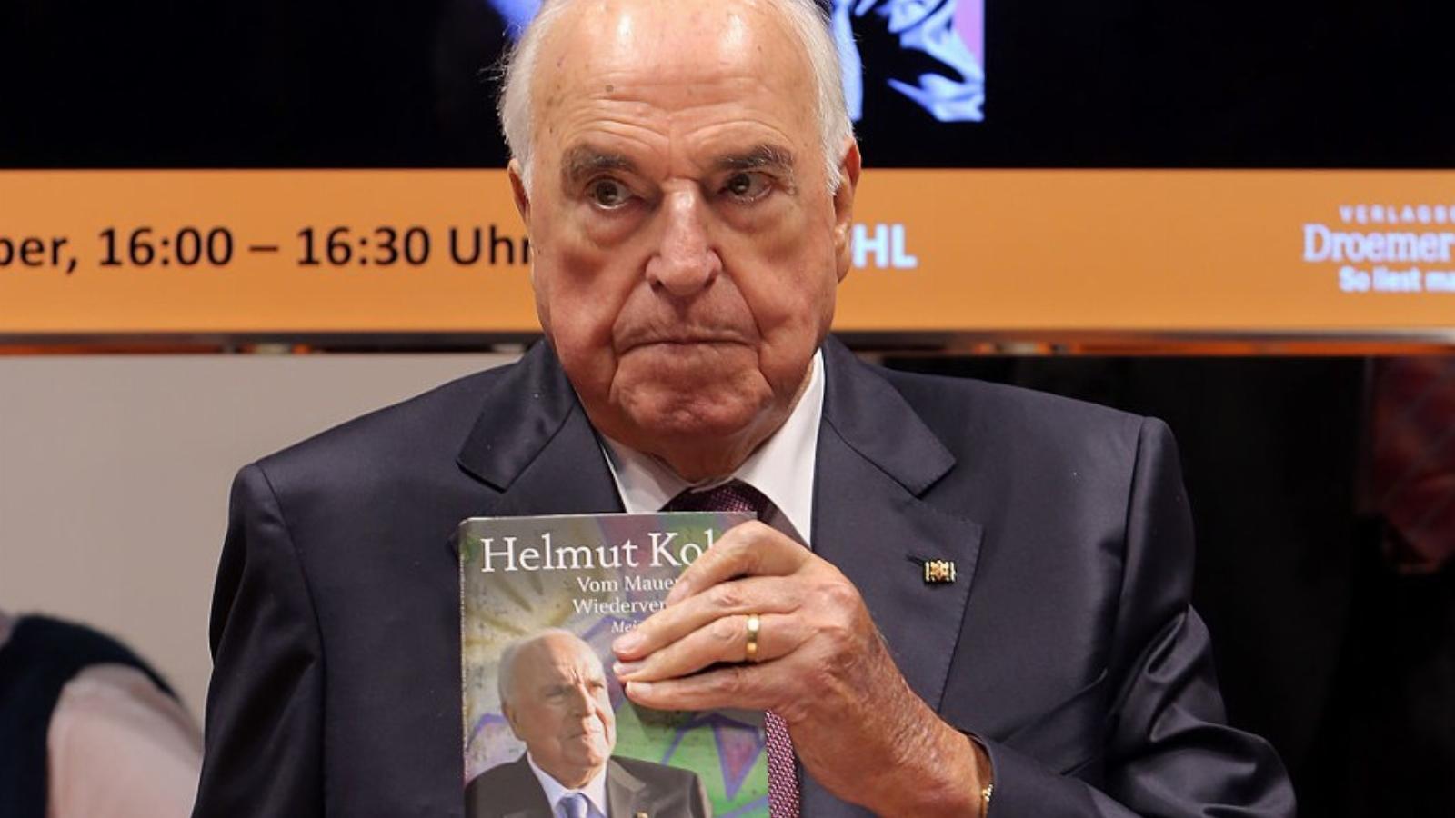 Helmut Kohl a Frankfurti Könyvvásáron 2014-ben. FOTÓ: Getty Images, Hannelore Foerster 