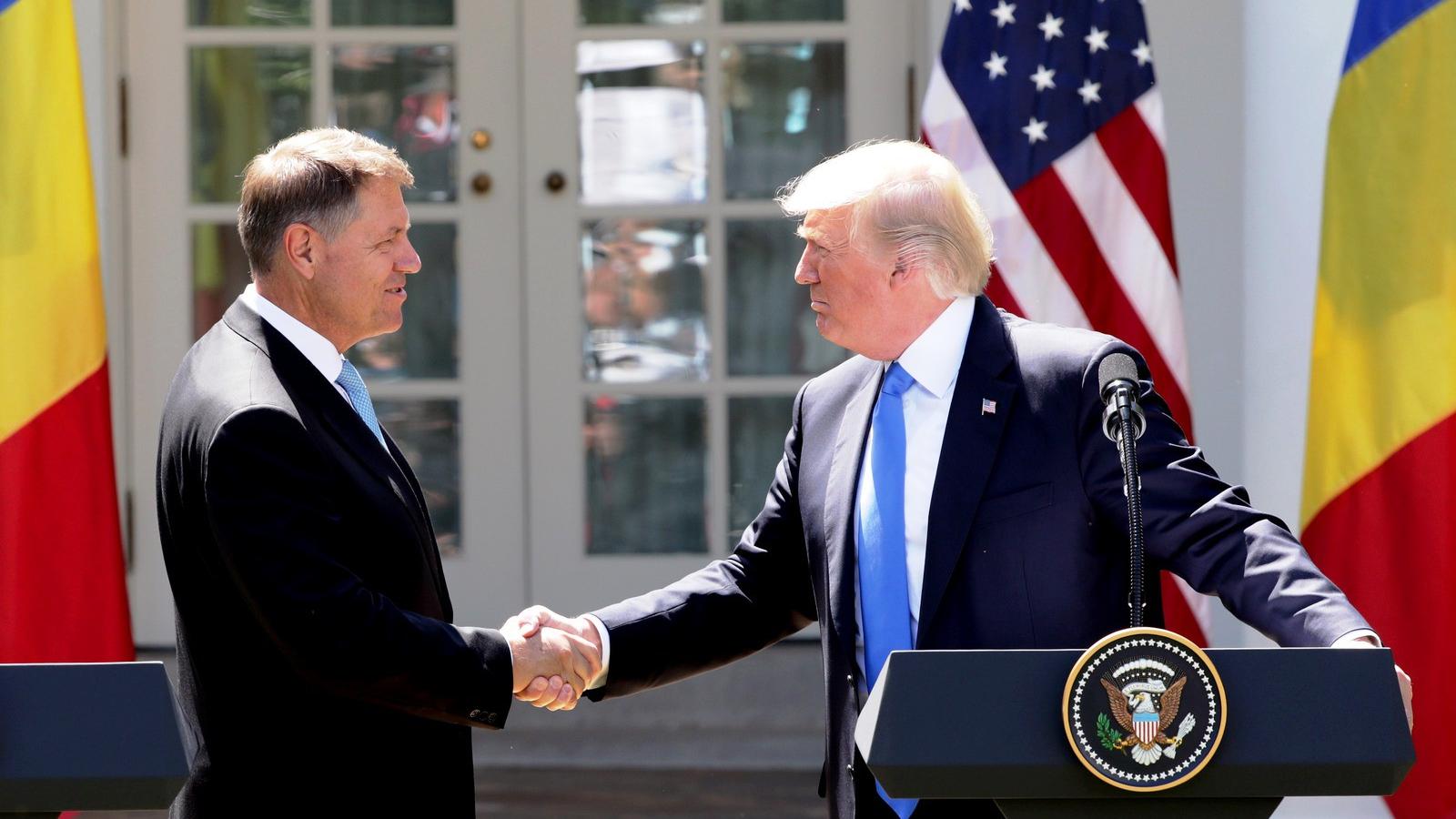 Leválasztaná a térséget az orosz energiafüggésről az amerikai elnök A képen Iohannis és Trump FOTÓ: Chip Somodevilla/Getty Image