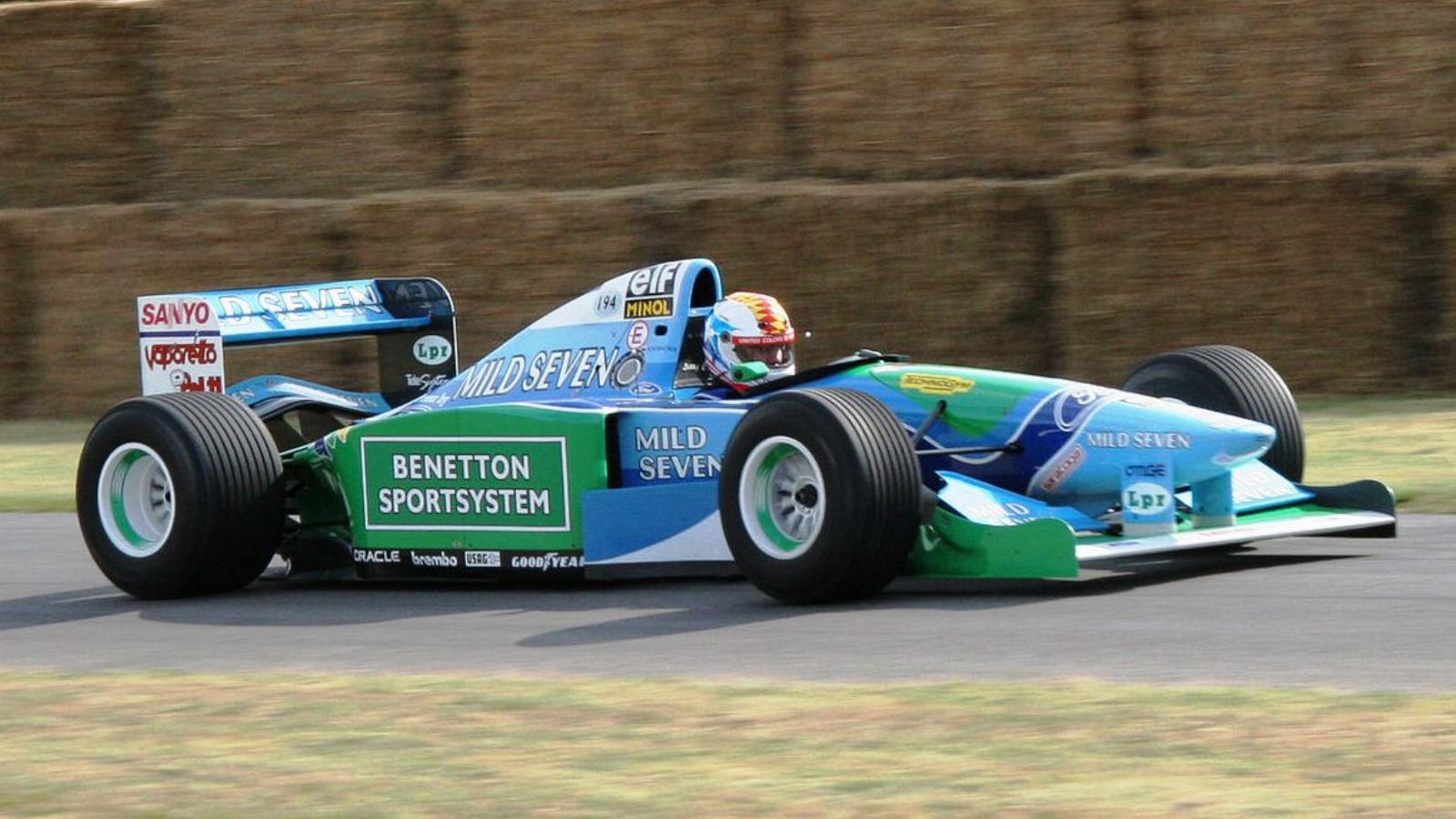 BENETTON B194 - Ezzel nyert először vb-t Schumacher