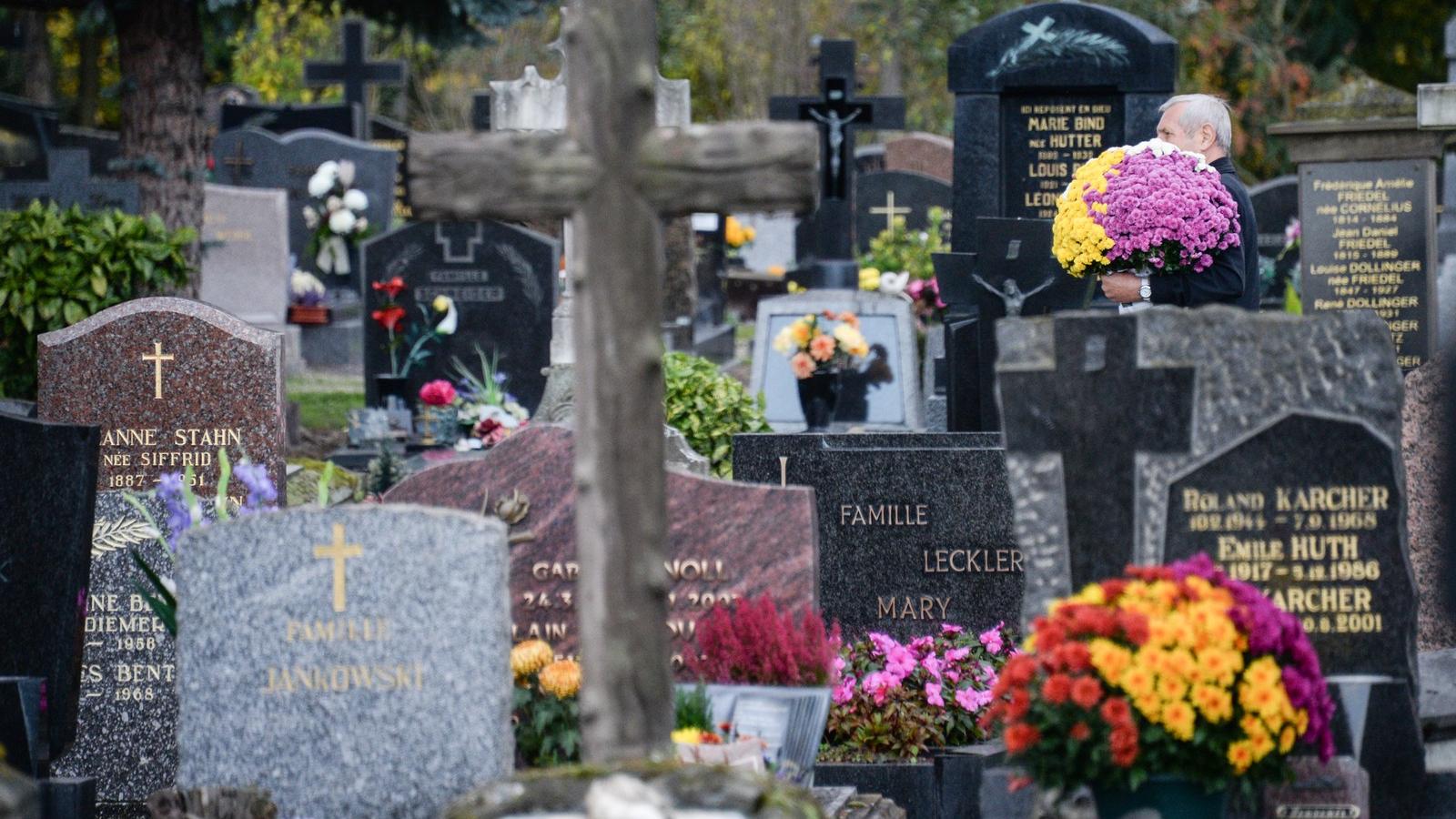 Temető Franciaországban - AFP fotó 