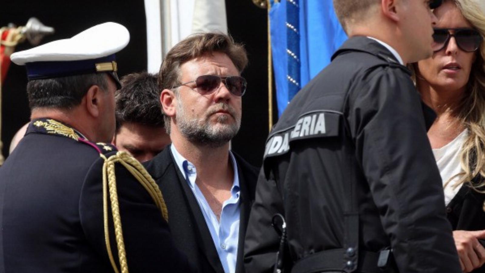 Vatikán, március 19. Russell Crowe részt vesz Ferenc pápa audienciáján. Fotó: Franco Origlia/Getty Images