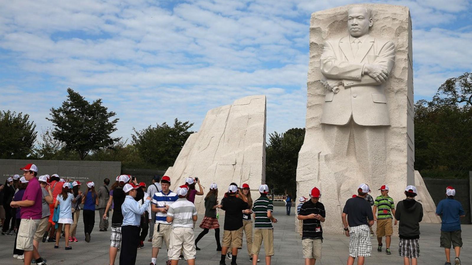 Újra látogatható a washingtoni Martin Luther King-emlékmű is FOTÓ: EUROPRESS/GETTY IMAGES/MARK WILSON