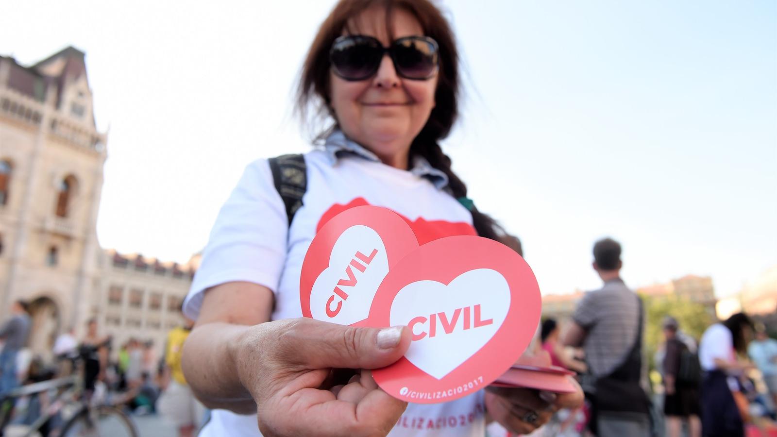 2017. MÁJUS 17., KOSSUTH TÉR - Civilek demonstrációja Fotó: Molnár Ádám