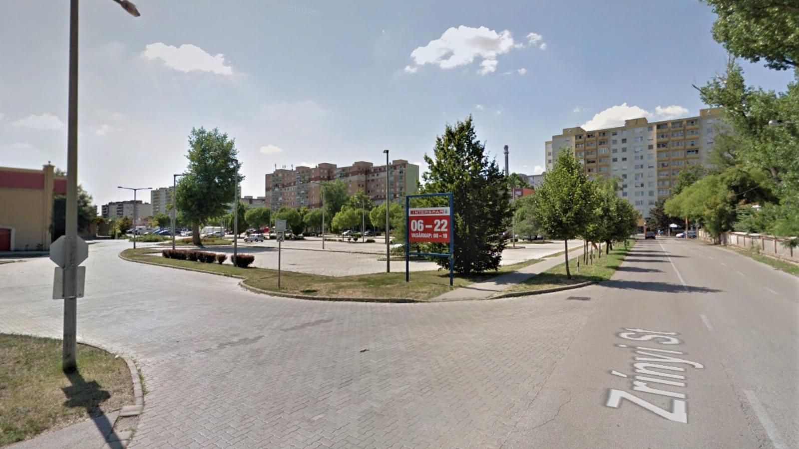 A lezárt környék - illusztráció: Google StreetView