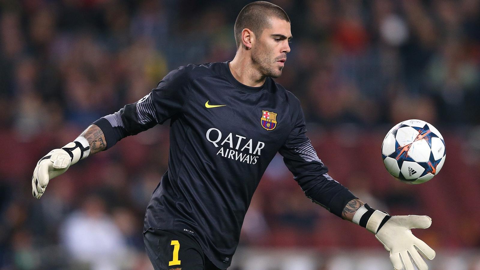 Victor Valdés múlt szerdán a Celta Vigo elleni bajnokin szenvedett keresztszalag-szakadást. Fotó: Alex Livesey/Getty Images