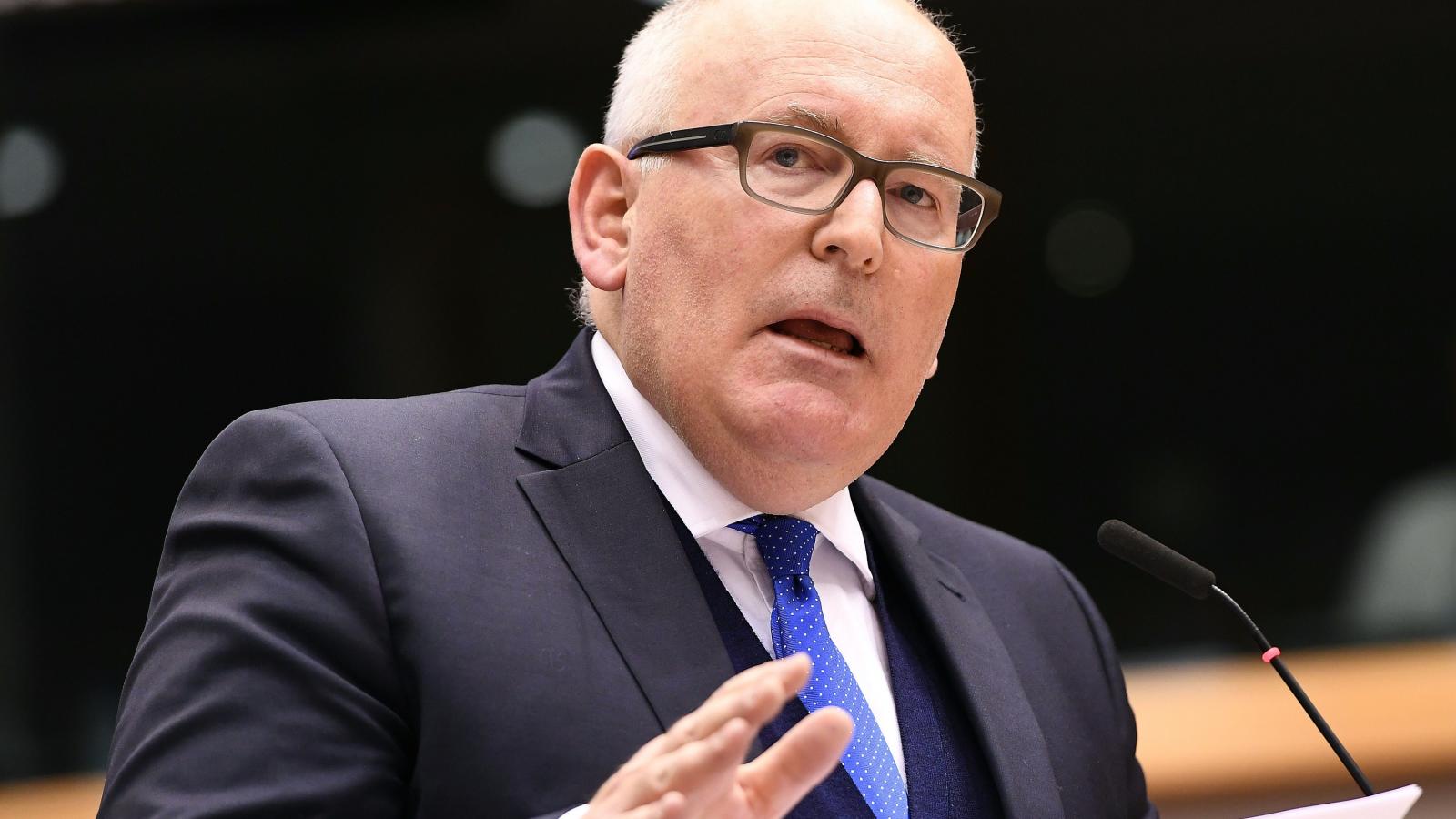 Frans Timmermans -  FOTÓ: EMMANUEL DUNAND / AFP