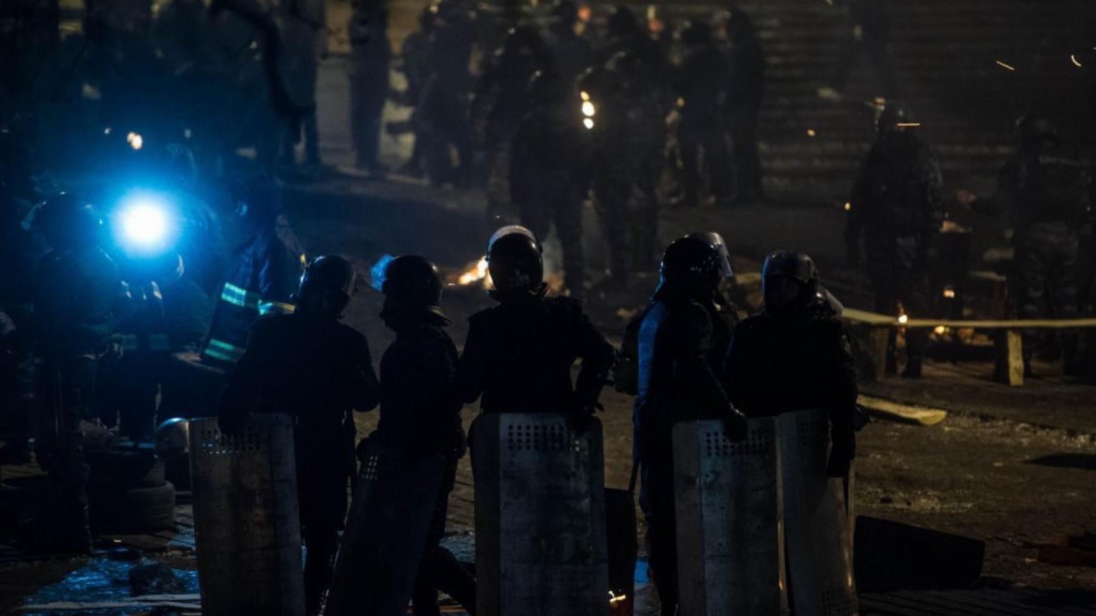 A rohamrendőrök most a kelet-ukrajnai városokban kapnak főszerepet FOTÓ: BIELIK ISTVÁN