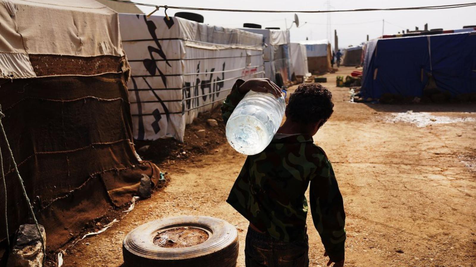 Szíriai menekülttábor a libanoni Bekaa-völgyben FOTÓ: EUROPRESS/GETTY IMAGES/SPENCER PLATT