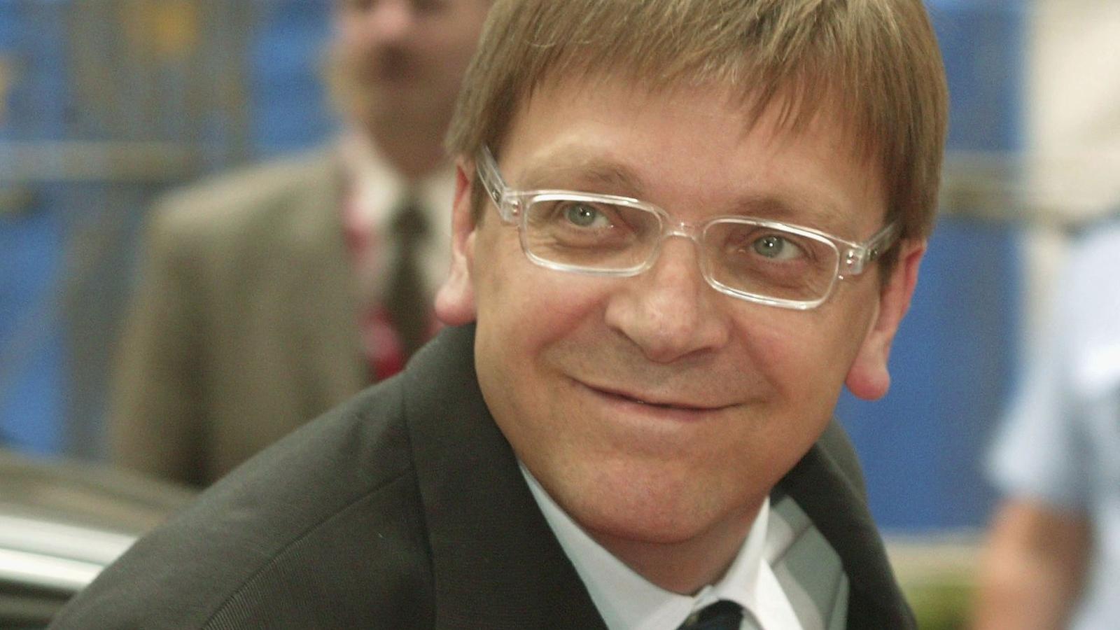 Guy Verhofstadt a vallon liberális párt szavazói körében népszerűbb mint a saját pártja támogatói között. Fotó: Mark Renders/Get