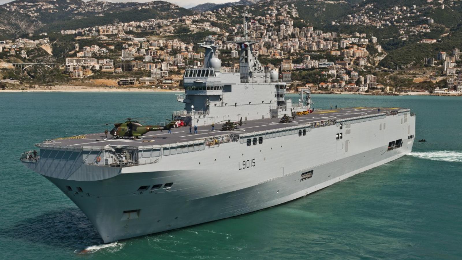 A helikopterhordozó hadihajók leszállítása több mint egymilliárd eurót hoz Franciaországnak FOTÓ: MISTRAL CLASS LHD