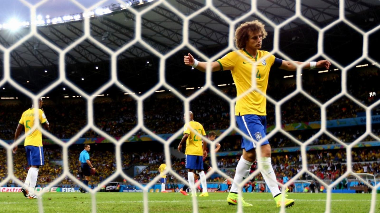 David Luiz mozdulata igencsak árulkodó: a brazilok tehetetlenek voltak FOTÓ: EUROPRESS/GETTY IMAGES/ROBERT CIANFLONE