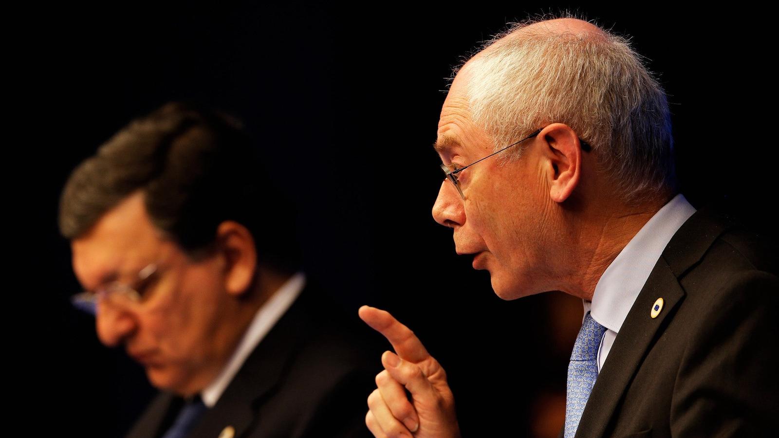  Herman Van Rompuy és Jose Manuel Barroso. Fotó: Getty Images, Dean mouhtaropoulos