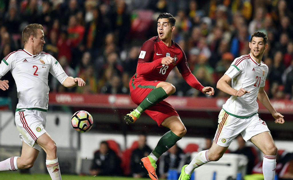 Andre Silva, valamint Lang Ádám és Bese Barnabás