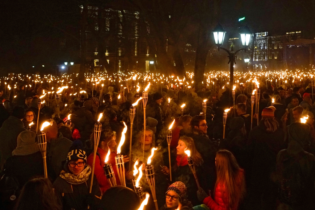 Függetlenség napi megemlékezés tavaly novemberben. Fotó: AFP/Sergey Melkonov/Sputnik