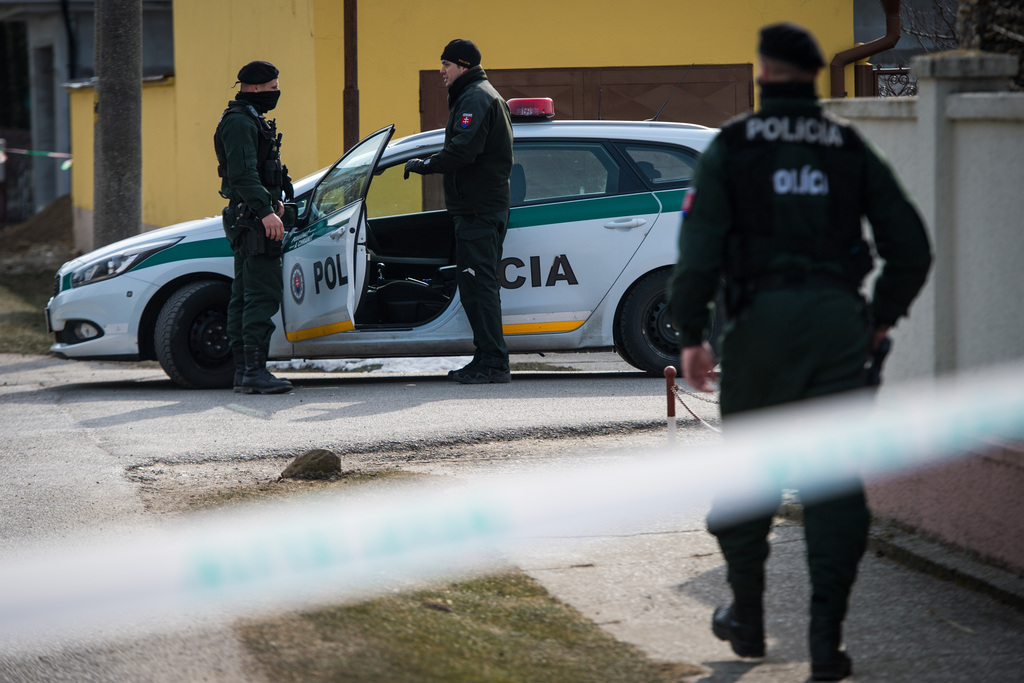 Jan Kuciak és Marina Kusnirova megyilolásának helyszíne. Fotó: VLADIMIR SIMICEK / AFP