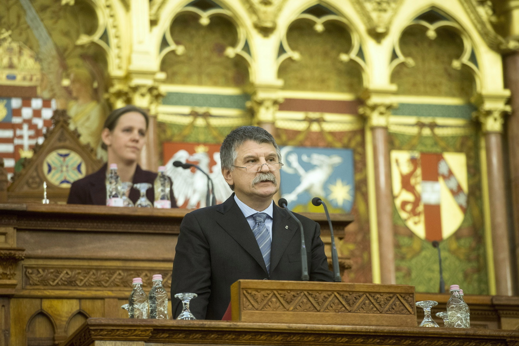 Kövér László, az Országgyűlés elnöke. MTI Fotó: Koszticsák Szilárd