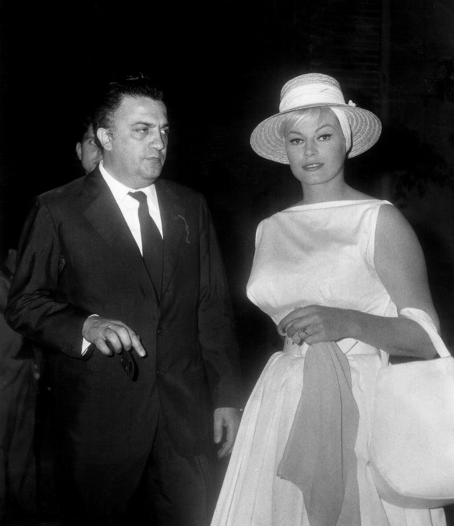 Anita Ekberg és Fellini 1961/Hulton Archive