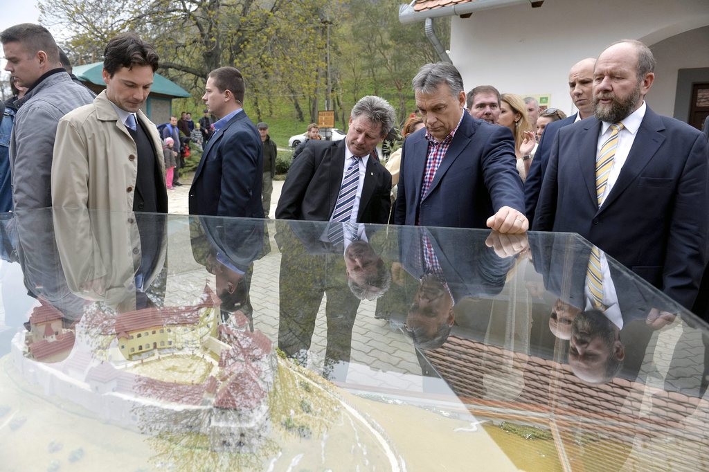 Orbán Viktor Sümegen. MTI Fotó: Koszticsák Szilárd