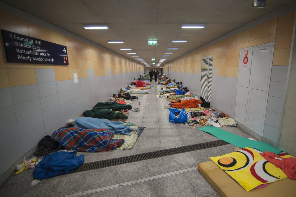 Keleti aluljáró MTI Fotó: Somorjai Balázs