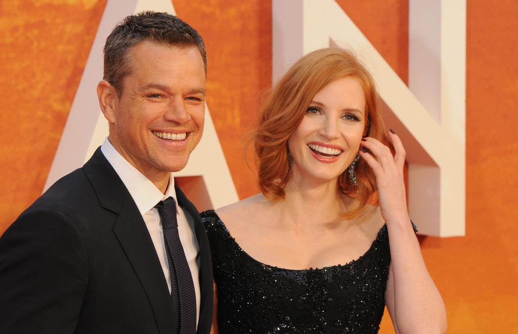 Matt Damon, Jessica Chastain Fotó: Eamonn M. McCormack/Getty Images