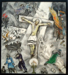 Marc Chagall: Fehér keresztre feszítés