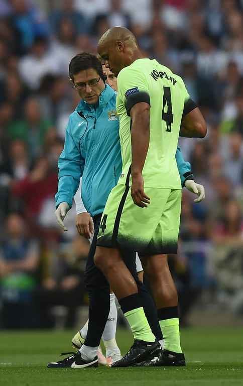 Kompany a Real ellen sérült meg FOTÓ: EUROPRESS/GETTY IMAGES/DAVID RAMOS